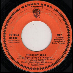 Petula Clark This Is My Song Vinyl 7" USED