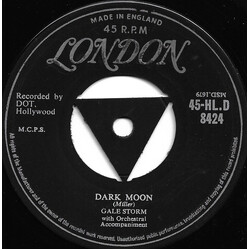 Gale Storm Dark Moon Vinyl 7" USED