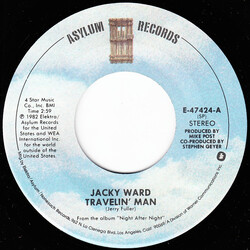 Jacky Ward Travelin' Man USED VINYL 7INCH 45 RPM SINGLE STEREO