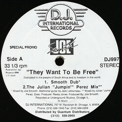 Joe Smooth / Tyree Cooper They Want To Be Free / Let The Music Take Control USED VINYL 12INCH PROMO