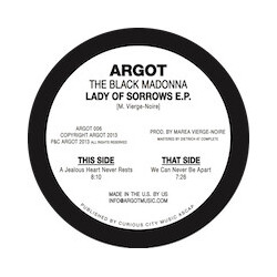 The Black Madonna Lady Of Sorrows E.P. USED VINYL 12INCH EP REPRESS