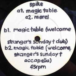 Spike (50) Magic Table USED VINYL 12INCH LIMITED EDITION PROMO WHITE LABEL