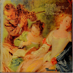 Giovanni Battista Pergolesi / Jean-Pierre Rampal / Karl Münchinger Flute Concerti No 1 & 2 - Concerti Armonici No. 5 & 6 Vinyl LP USED