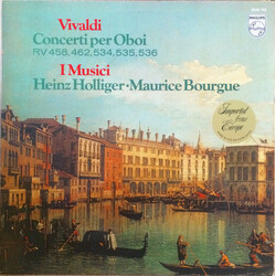 Antonio Vivaldi / Heinz Holliger / Maurice Bourgue / I Musici Vivaldi Concerti Per Oboi RV 458, 462, 534, 535, 536 Vinyl LP USED