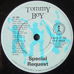 Special Request (2) Take It To The Max Vinyl 7" USED