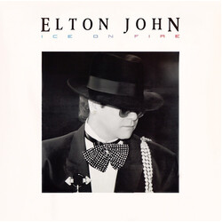 Elton John Ice On Fire Vinyl LP USED