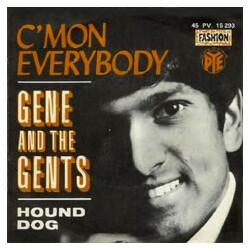 Gene & The Gents C'mon Everybody Vinyl 7" USED