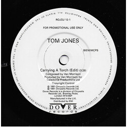 Tom Jones Carrying A Torch Vinyl 7" USED