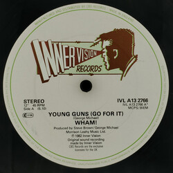 Wham! Young Guns (Go For It) Vinyl 12" USED