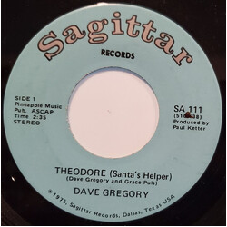 Dave Gregory (2) Theodore (Santa's Helper) / Here Comes Ole Santa Claus Vinyl 7" USED