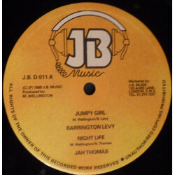 Barrington Levy / Jah Thomas Jumpy Girl / Night Life Vinyl 12" USED