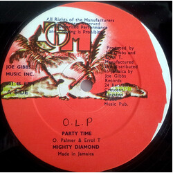 The Mighty Diamonds Party Time Vinyl 12" USED