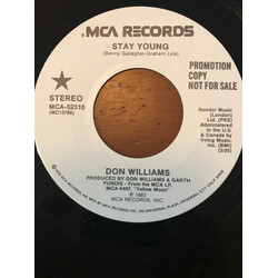 Don Williams (2) Stay Young Vinyl 7" USED