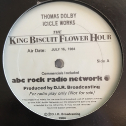 Thomas Dolby / The Icicle Works King Biscuit Flower Hour Vinyl 2 LP USED