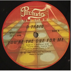 D-Train You're The One For Me Vinyl 12" USED