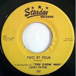 Leon Payne Two By Four / You Can't Lean On Me Vinyl 7" USED