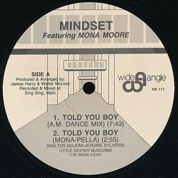 Mindset (4) / Mona Moore (2) Told You Boy USED VINYL 12INCH 33 S RPM