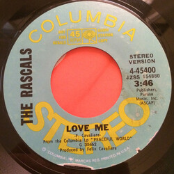 The Rascals Love Me Vinyl 7" USED