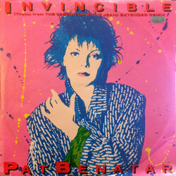 Pat Benatar Invincible (Theme From The Legend Of Billie Jean) (Extended Remix) Vinyl 12" USED