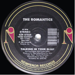 The Romantics Talking In Your Sleep / What I Like About You USED VINYL 12INCH 45 RPM
