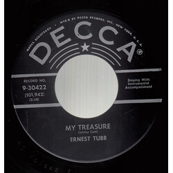 Ernest Tubb My Treasure / Go Home Vinyl 7" USED