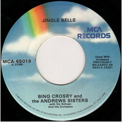 Bing Crosby / The Andrews Sisters / Vic Schoen And His Orchestra Jingle Bells / Santa Claus Is Comin' To Town USED VINYL 7INCH 45 RPM REISSUE