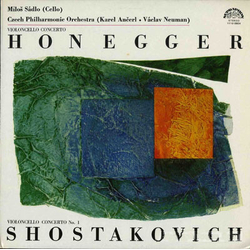 Arthur Honegger / Dmitri Shostakovich Violoncello Concerto / Violoncello Concerto No. 1 Vinyl LP USED