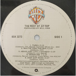 ZZ Top The Best Of ZZ Top Vinyl LP USED