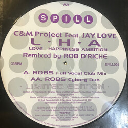 C & M Project / Jay Love (3) Love Happiness Ambition Vinyl 12" USED