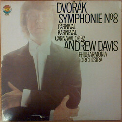 Antonín Dvořák / Andrew Davis / Philharmonia Orchestra Symphonie No.8 , Carnival OP.92 Vinyl LP USED