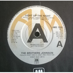 Brothers Johnson Light Up The Night Vinyl 7" USED