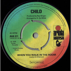 Child (2) When You Walk In The Room Vinyl 7" USED