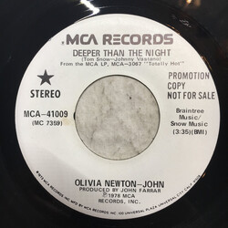 Olivia Newton-John Deeper Than The Night Vinyl 7" USED