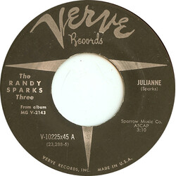 The Randy Sparks Three Julianne Vinyl 7" USED