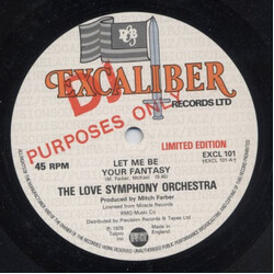 The Love Symphony Orchestra / Eastside Connection Let Me Be Your Fantasy / You're So Right For Me Vinyl 12" USED