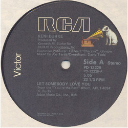 Keni Burke Let Somebody Love You Vinyl 12" USED