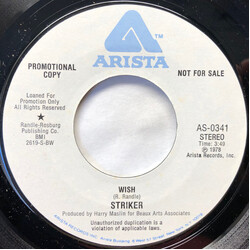 Striker Wish Vinyl 7" USED