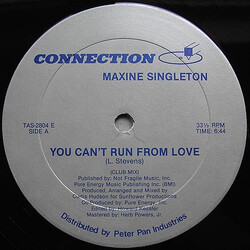 Maxine Singleton You Can't Run From Love Vinyl 12" USED