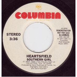 Heartsfield Southern Girl Vinyl 7" USED