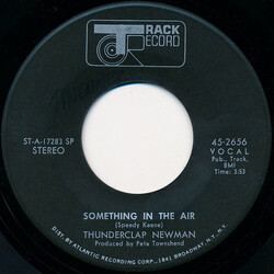 Thunderclap Newman Something In The Air USED VINYL 7INCH 45 RPM SINGLE