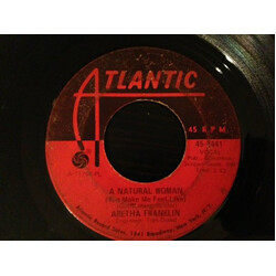 Aretha Franklin A Natural Woman (You Make Me Feel Like) / Baby Baby Baby USED VINYL 7INCH 45 RPM