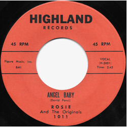 Rosie & The Originals Angel Baby / Give Me Love USED VINYL 7INCH 45 RPM SINGLE
