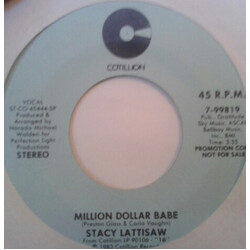 Stacy Lattisaw Million Dollar Babe Vinyl 7" USED