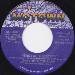 Bottom & Co. Here For The Party / Ticket To The Moon USED VINYL 7INCH 45 RPM