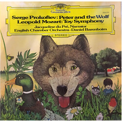 Sergei Prokofiev / Leopold Mozart / Jacqueline Du Pré / Daniel Barenboim / English Chamber Orchestra Peter And The Wolf Op, 67 / Cassatio Ex G Vinyl L