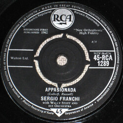 Sergio Franchi / Wally Stott & His Orchestra Appasionada Vinyl 7" USED