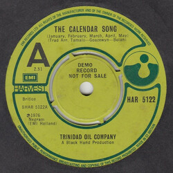Trinidad Oil Company The Calendar Song Vinyl 7" USED