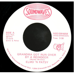 Elmo And Patsy Grandma Got Run Over By A Reindeer Vinyl 7" USED