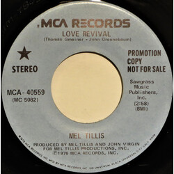 Mel Tillis Love Revival Vinyl 7" USED