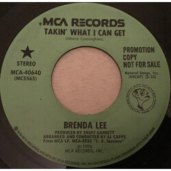 Brenda Lee Takin' What I Can Get Vinyl 7" USED